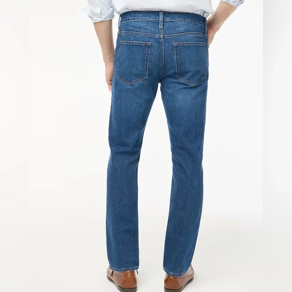 J. Crew Factory Straight-Fit Jean in Vintage Stretch Size 34x34